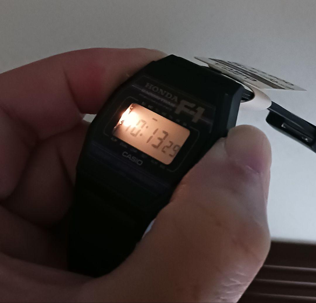 新品 CASIO HONDA F1 デジタル 腕時計 デッドストック カシオ