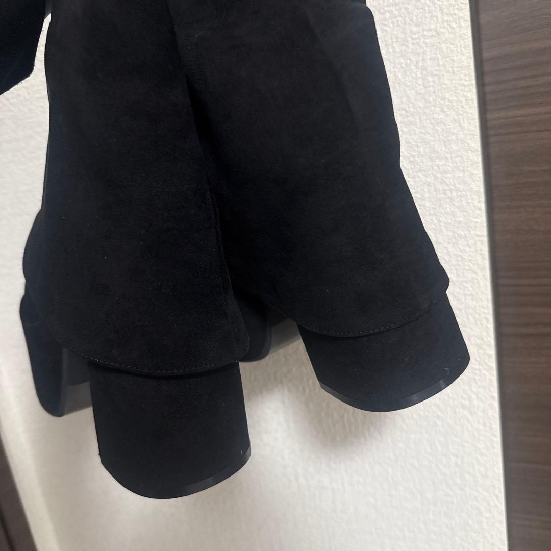 ルーズフレアカバーフィットブーツ