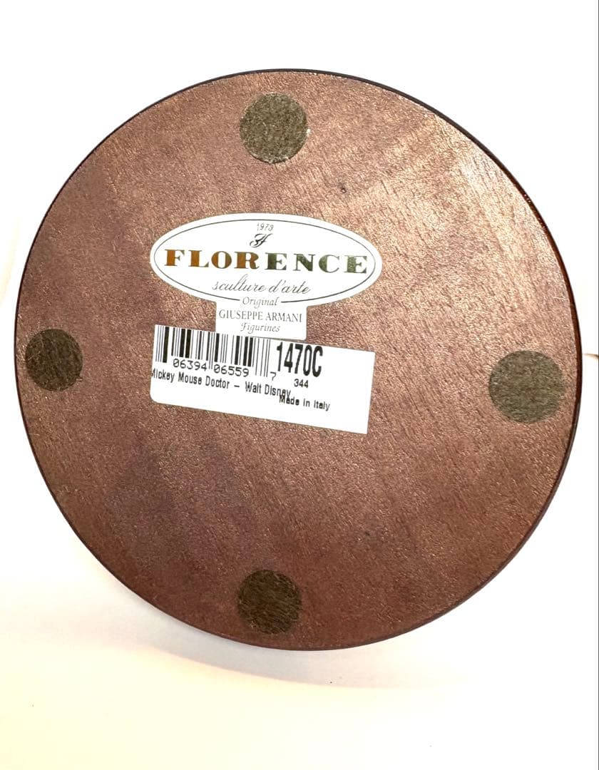 彫刻 florence Giuseppe Armani Mickey Mouse