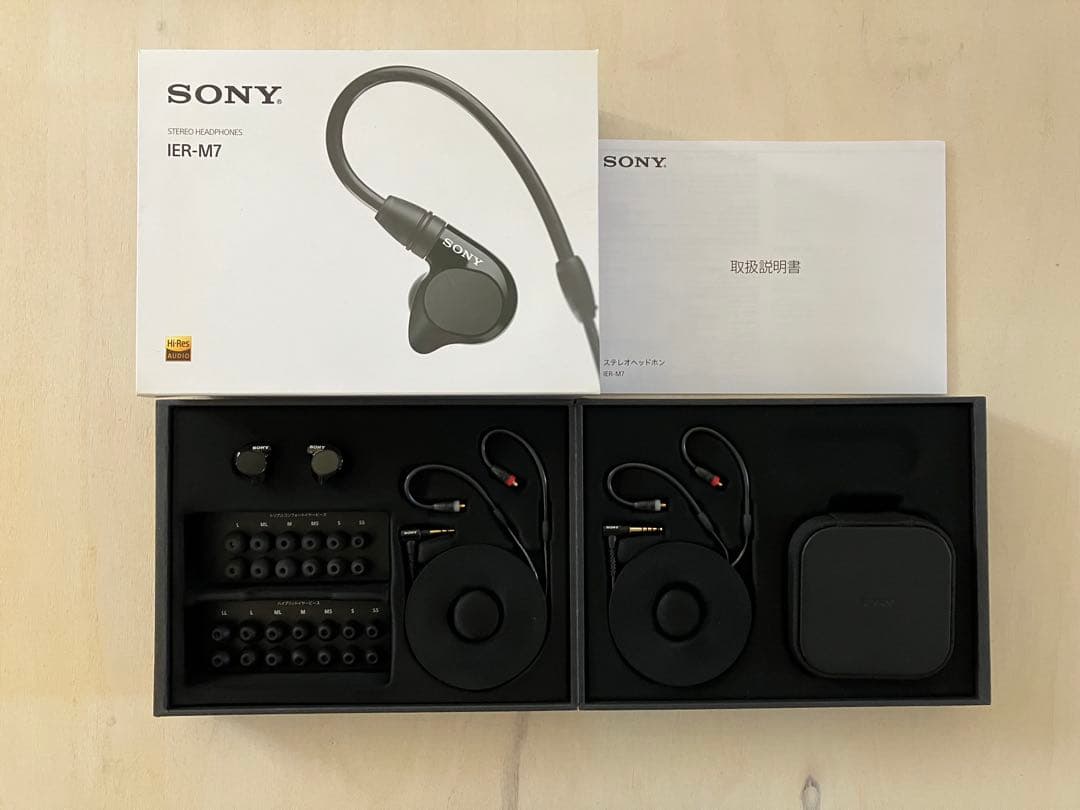SONY ソニー ステレオイヤホン モニター用 IER-M7