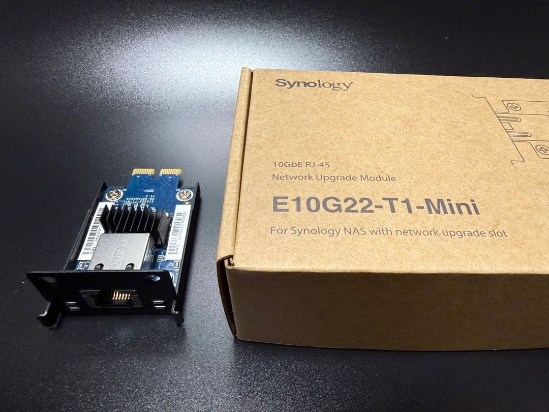 Synology E10G22-T1-Mini 10GbE拡張カード