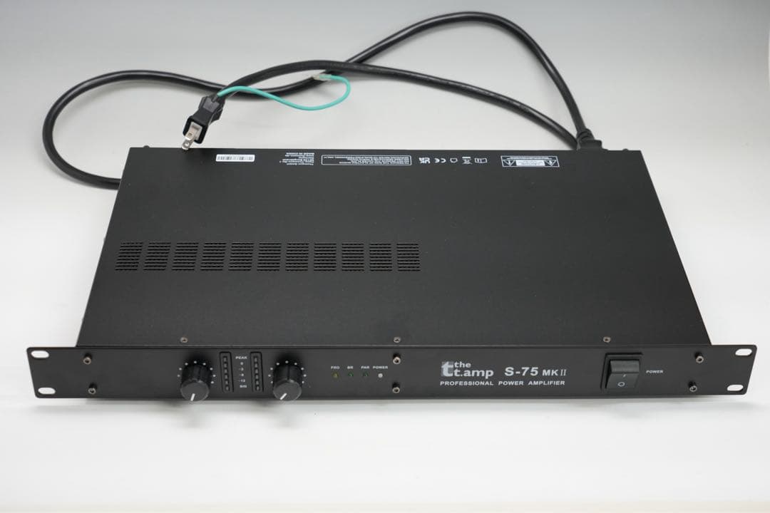 the t.amp S-75 MKII パワーアンプ