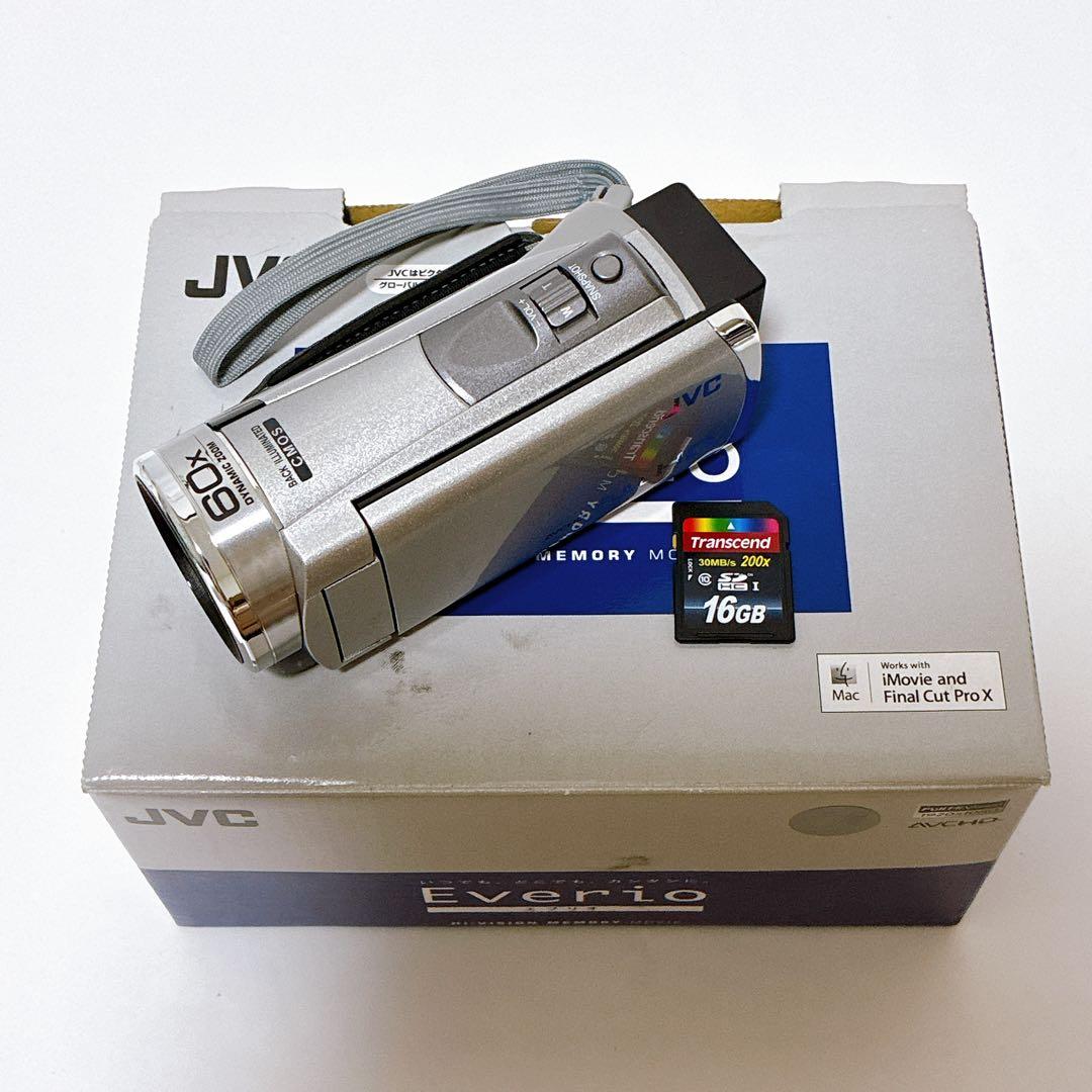 フルハイビジョン画質対応！ JVC Everio ビデオカメラ GZ-HM177