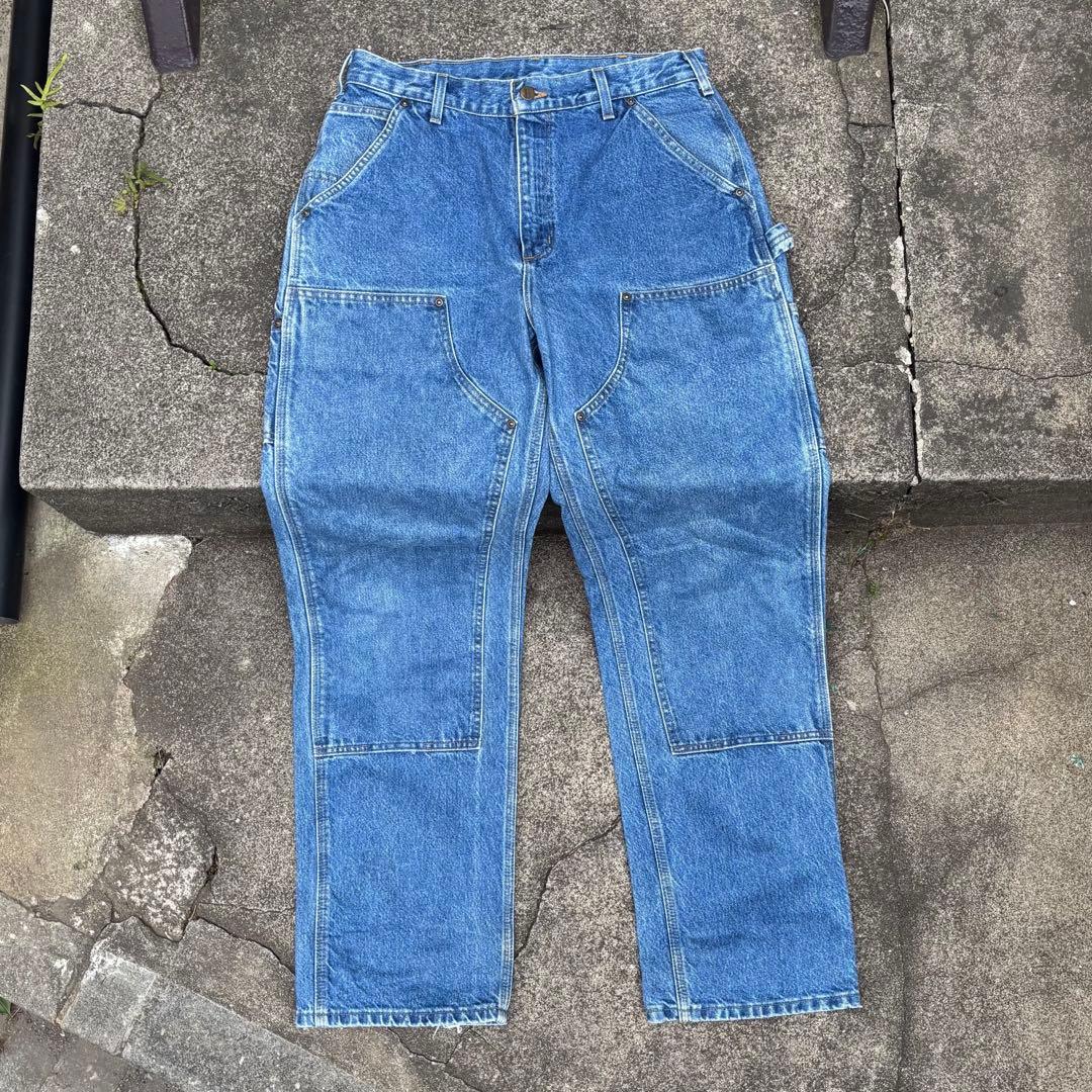 usa製 Carhartt ダブルニー 32×34