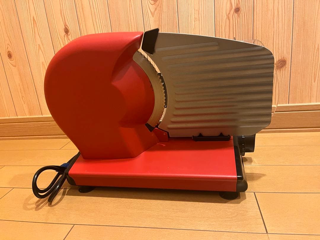 ミナト 家庭用ミートスライサー HMS-220(回転刃220mm、100V)