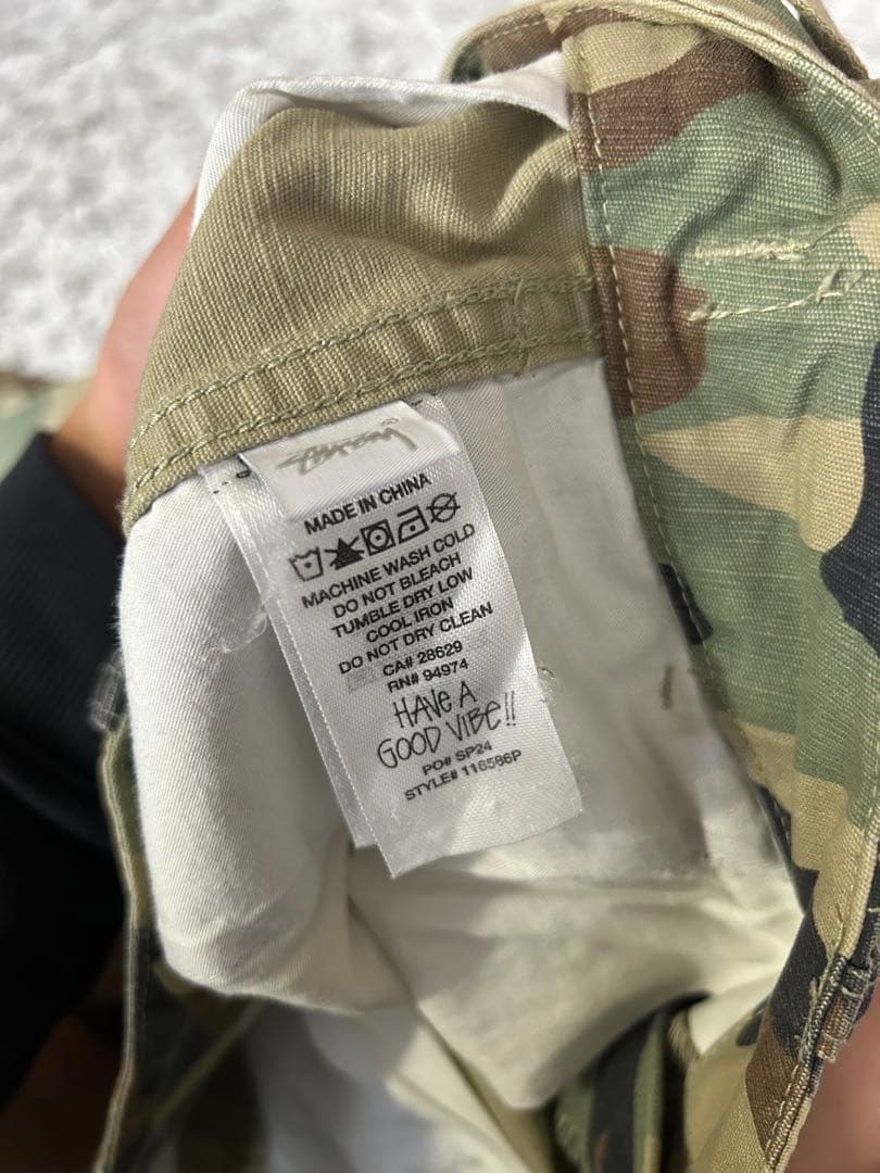 Stussy SURPLUS CARGO PAMTS カーゴパンツ　迷彩