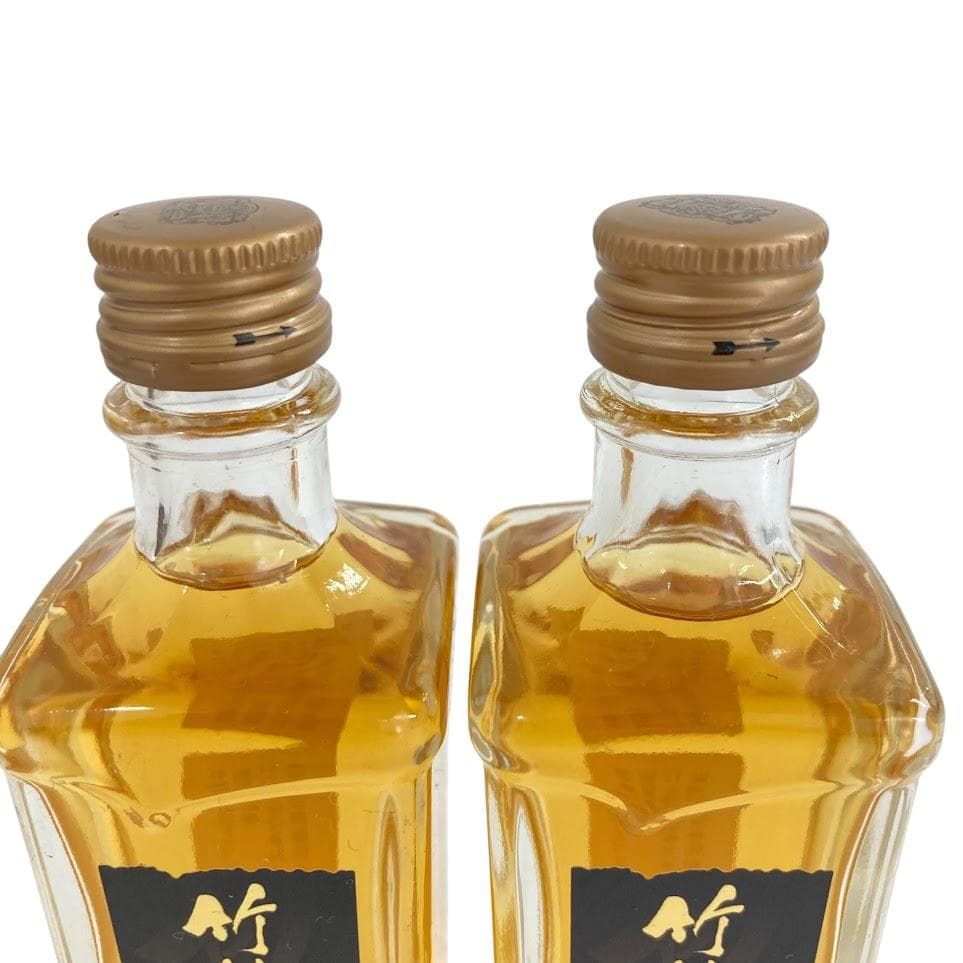 未開栓 竹鶴 12年ウイスキー 40% 50ml 2本セット ギフトボックス入り
