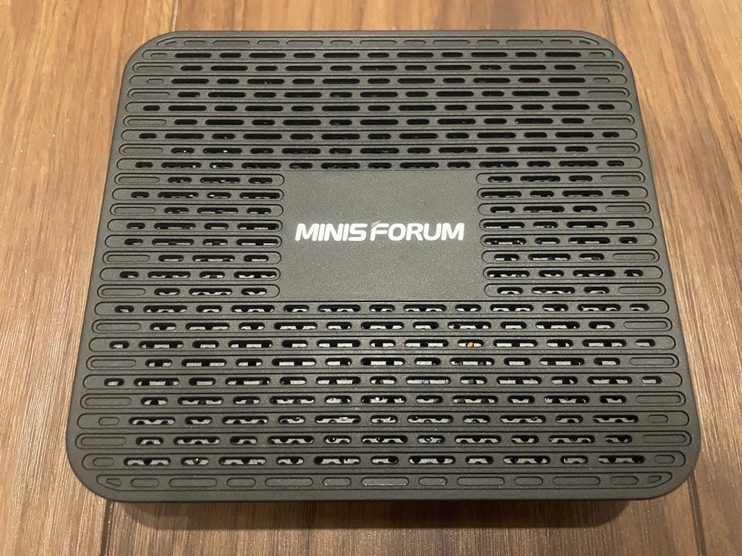 【ほぼ未使用】MINIS FORUM ミニPC 3台まとめ売り