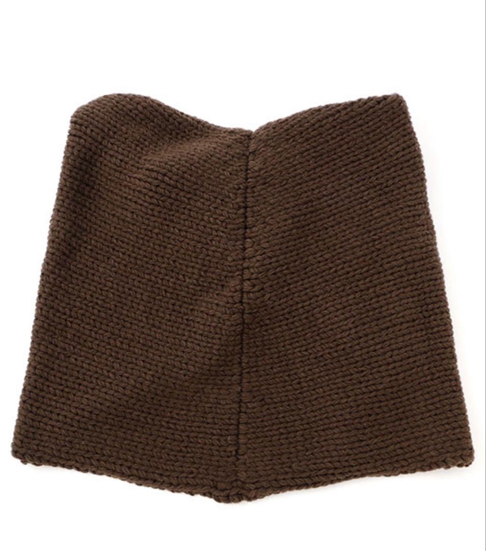 Etretokyo バルキーヤーンハンドニットスヌード ブラウン
