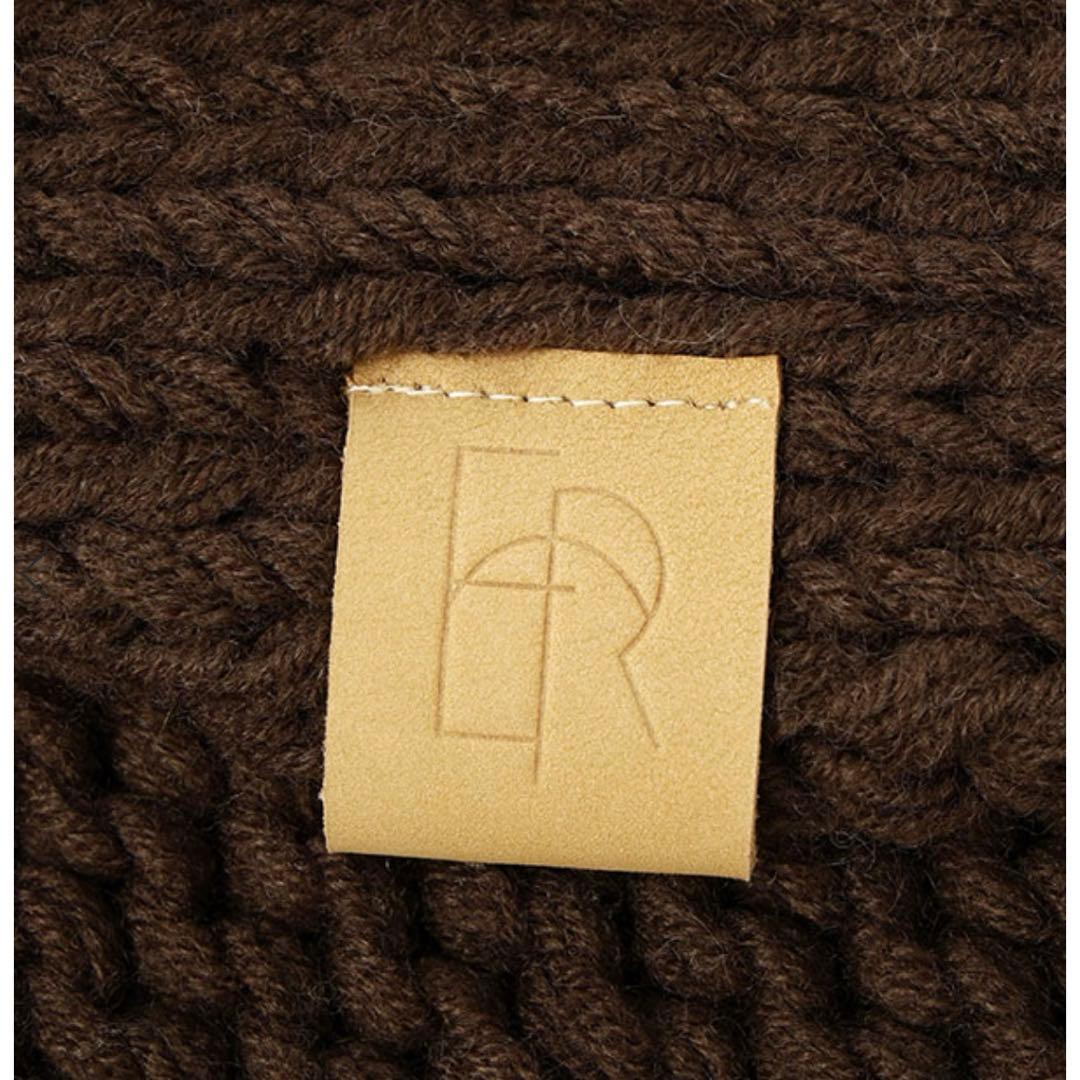 Etretokyo バルキーヤーンハンドニットスヌード ブラウン