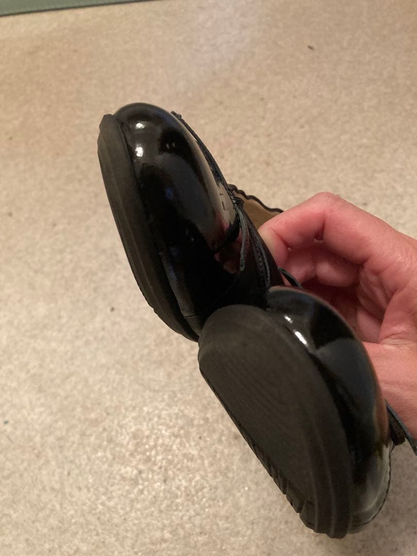 アシックス　ペダラブラック リボン付きバレーシューズ24cm