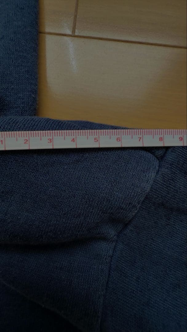 70s Healthknit アルミジップ ダブルフェイス パーカー ナス紺