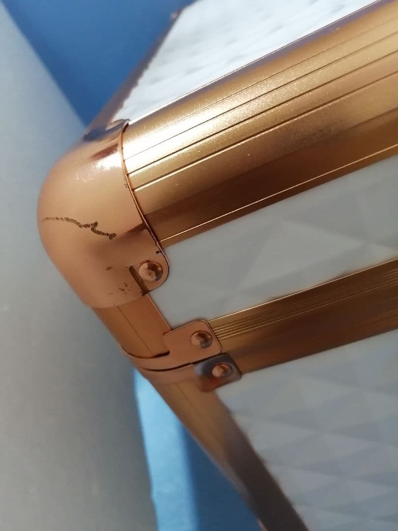 新品 訳あり コスメボックス ヴァリーズ トランク型 ドレッサー メイクボックス