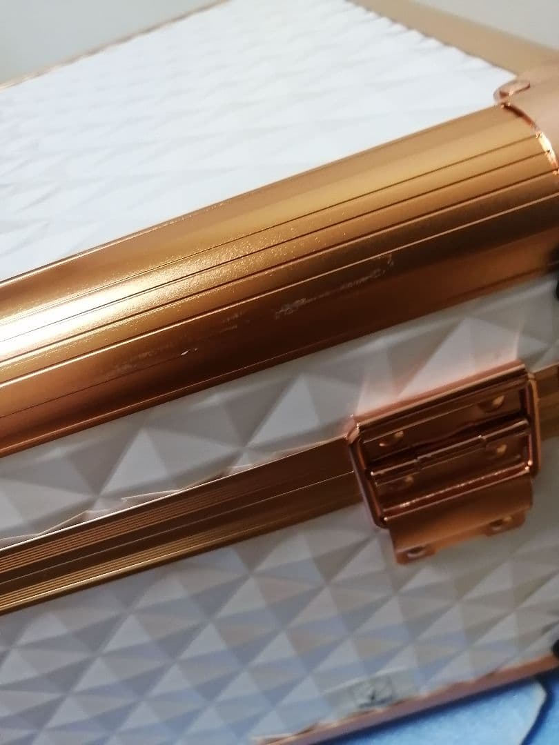 新品 訳あり コスメボックス ヴァリーズ トランク型 ドレッサー メイクボックス