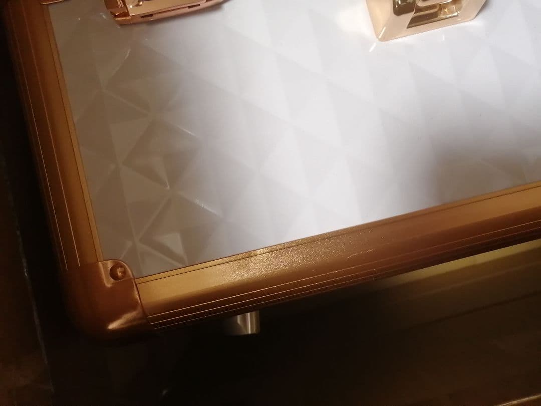 新品 訳あり コスメボックス ヴァリーズ トランク型 ドレッサー メイクボックス