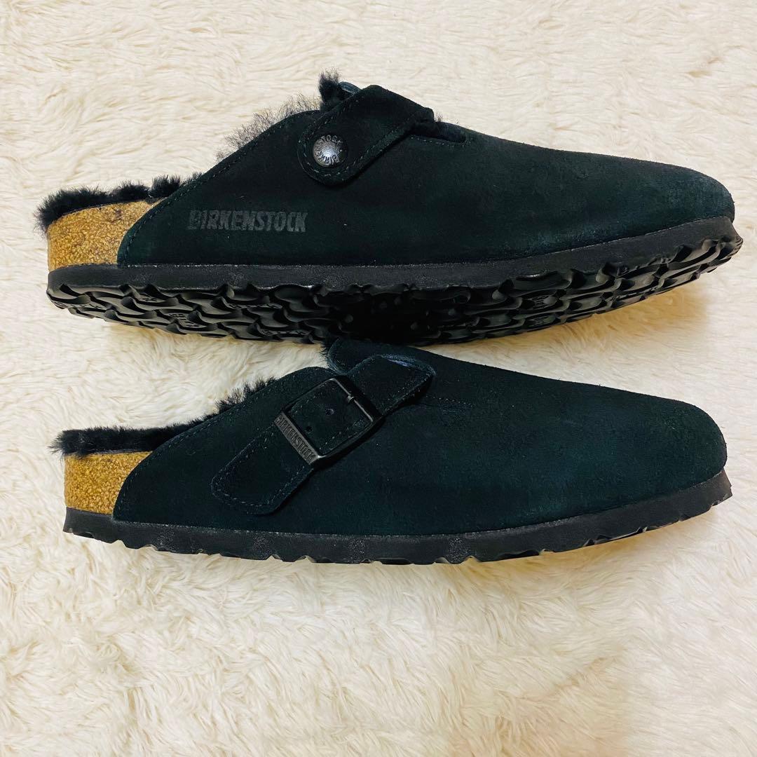 未使用級！BIRKENSTOCK BOSTON VL/Shearling