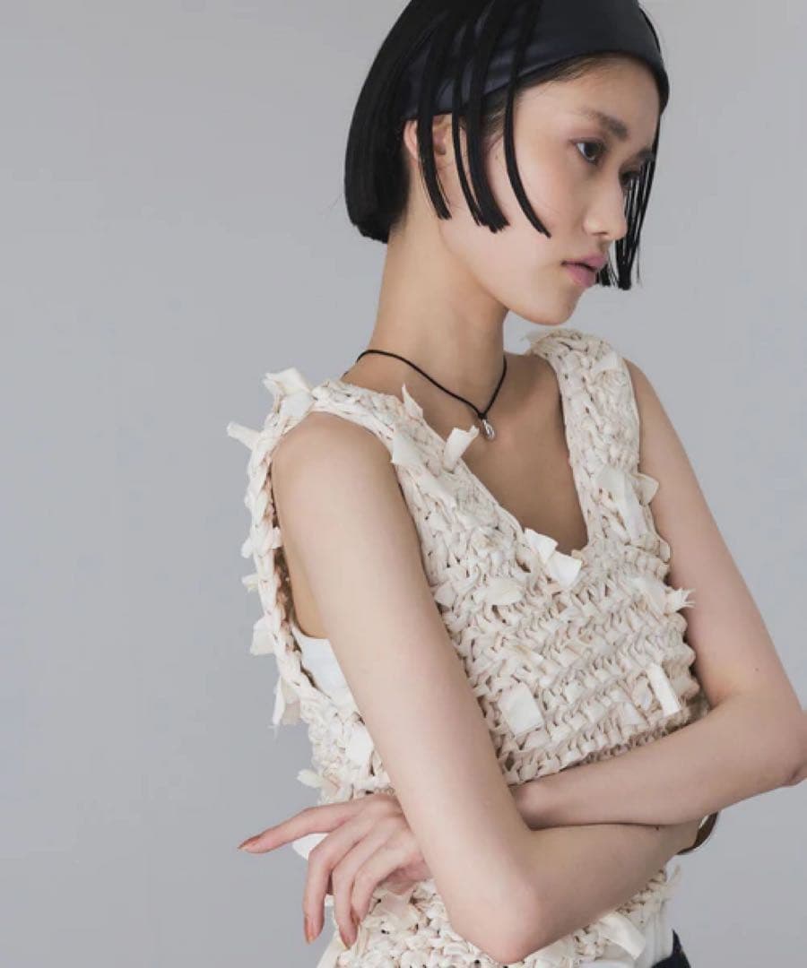 タイムセール アダムエロペ⭐︎テープヤーンベスト