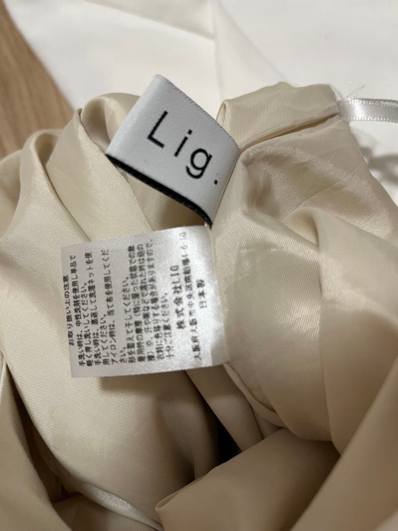 リグドット　Lig. コクーンパンツ　ホワイト