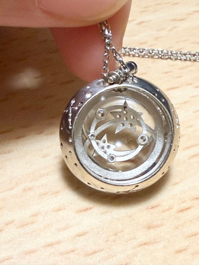 スタージュエリー シルバー925 アクリルペンダントネックレス　限定品　希少