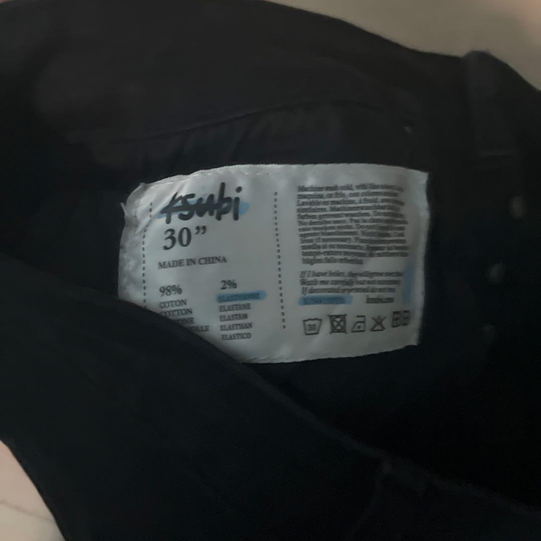 ksubiブラックデニムパンツ 30