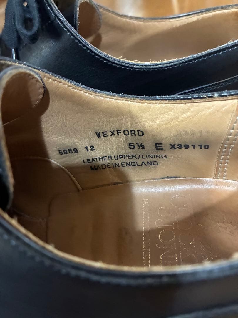 a*i様 クロケット&ジョーンズ　WEXFORD ウェックスフォード　5.5 ハ