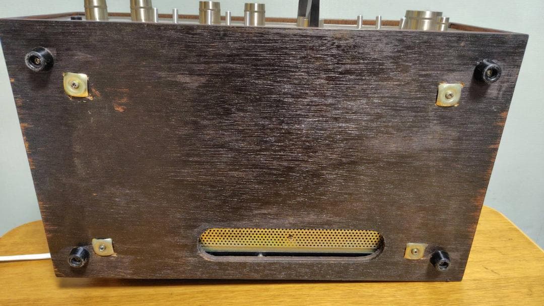 プリメインアンプ LUXMAN L-504 真空管アンプ ウッド仕上げ