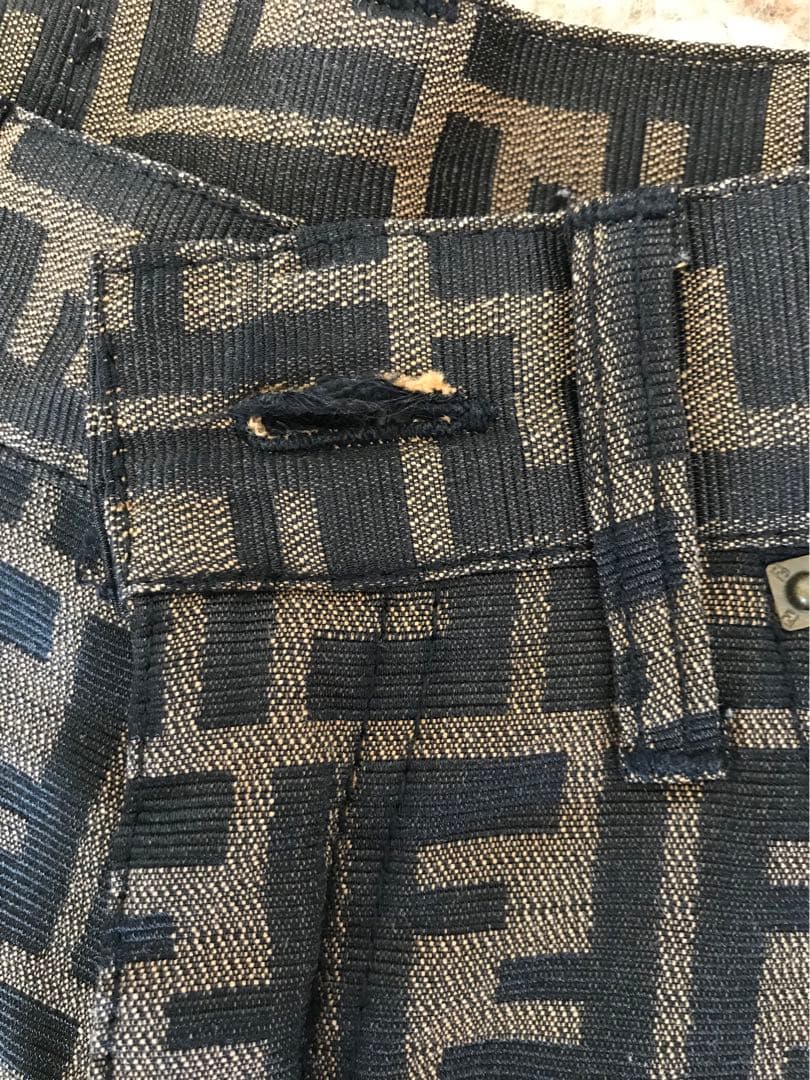 Fendi ロゴプリント カジュアルパンツ