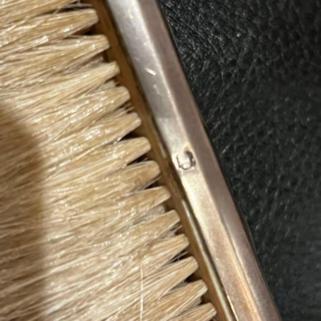 フランス　純銀950製　アンティーク　ヤドリギ　ブラシ　アールヌーボー