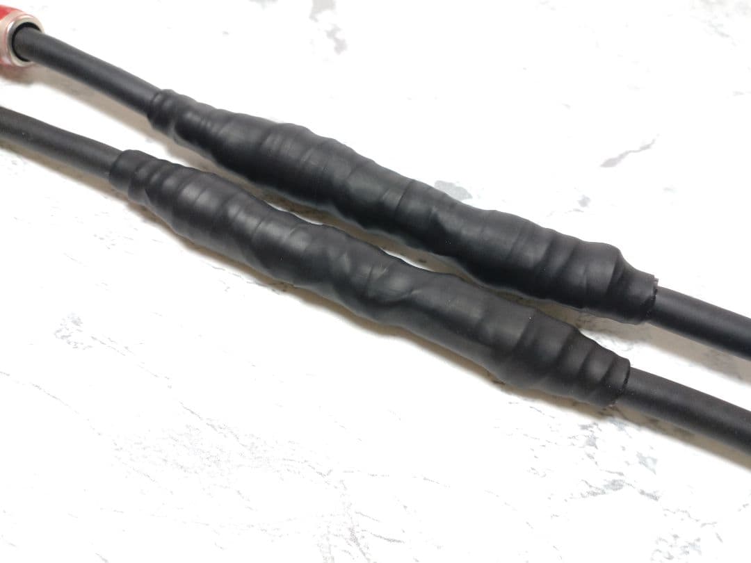 【新型】30段式カタパルトRCA中継ケーブル　25cm ペア　【オーディオ用】