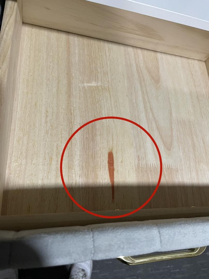 グレー 木製 ドレッサー デスクのみ 訳あり品　実物写真ありJ108-80-①