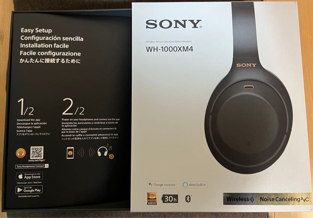 【美品】SONY WH-1000XM4 ワイヤレスヘッドホン ブラック