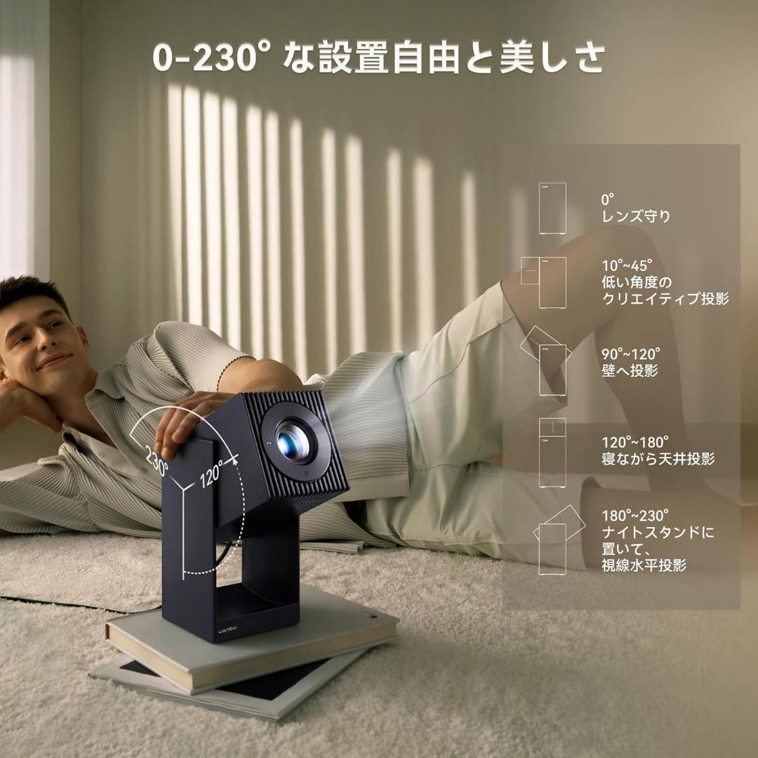 【2025秋・Android TV 11.0搭載・レンズ保護 】 プロジェクター