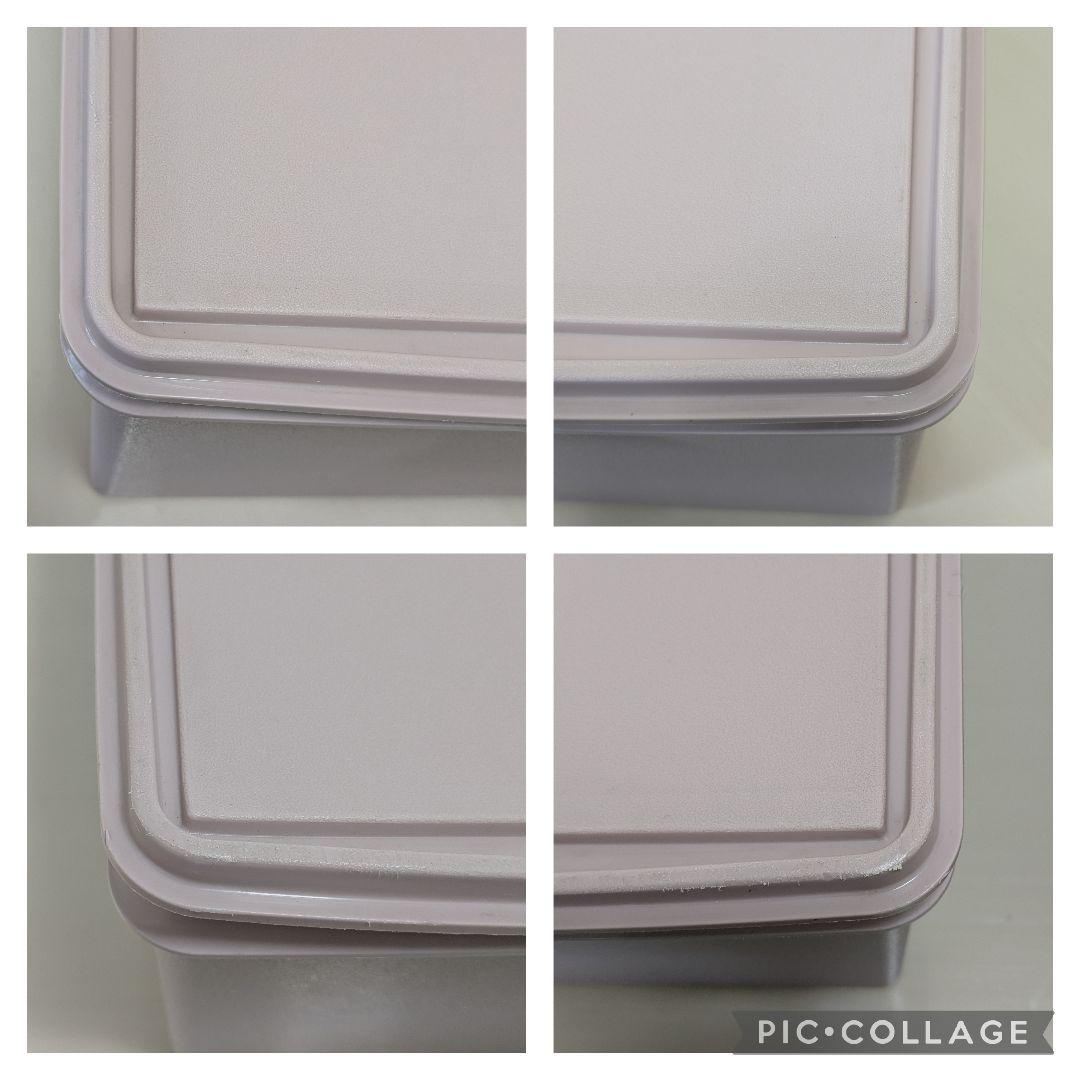 【2個セット】タッパーウェア　ディープロングスーパーケース　収納　ピンク