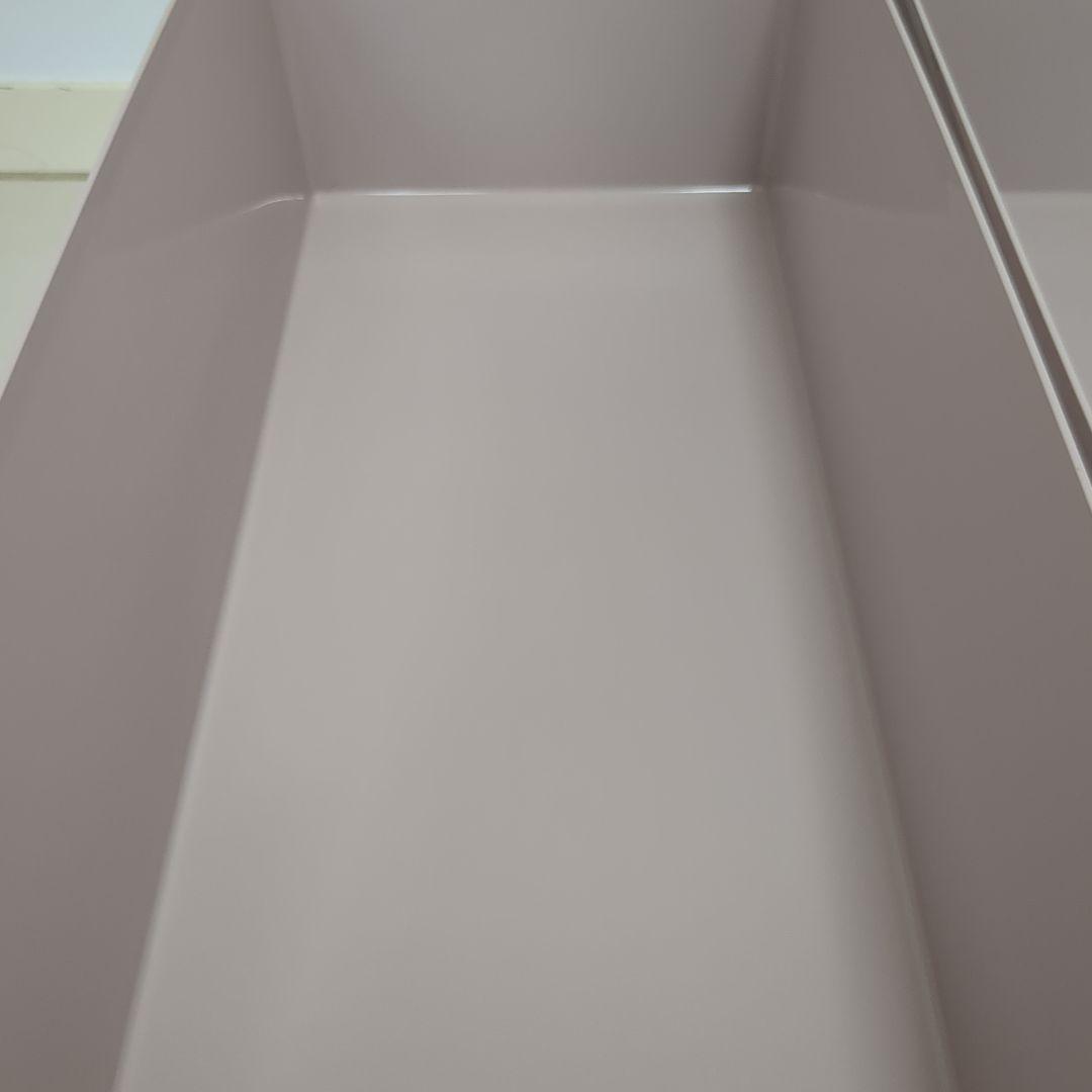 【2個セット】タッパーウェア　ディープロングスーパーケース　収納　ピンク