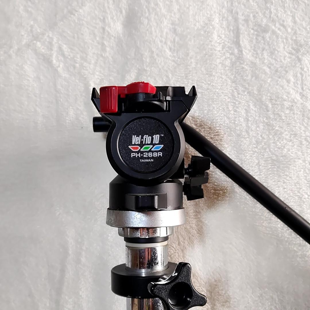 【動作確認済・廃番】Velbon DP-3D ビデオドーリー 雲台PH-268R