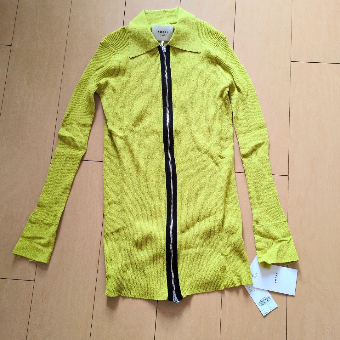 [タグ付]アメリCOLOR SCHEME LONG KNIT TOP