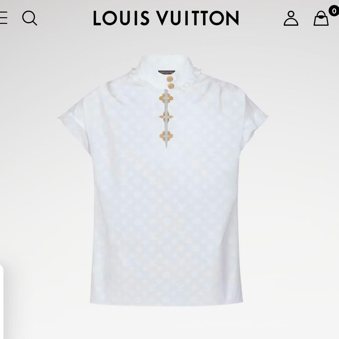 ☆美品☆LOUISVUITTON ルイヴィトン フリルブラウス　36号 Sサイズ