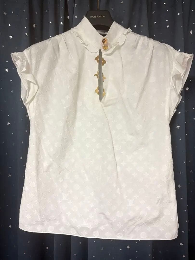 ☆美品☆LOUISVUITTON ルイヴィトン フリルブラウス　36号 Sサイズ
