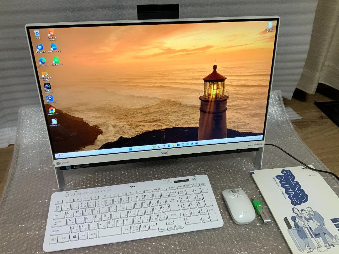 Windowsデスクトップ NEC PC-DA350HAW/Win11/4GB/Celeron3865U