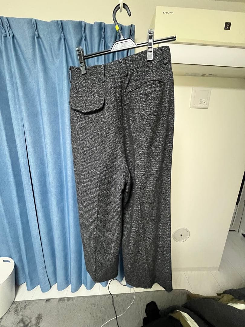 ま*者様 MASU 44 ツータックスラックス グレー系