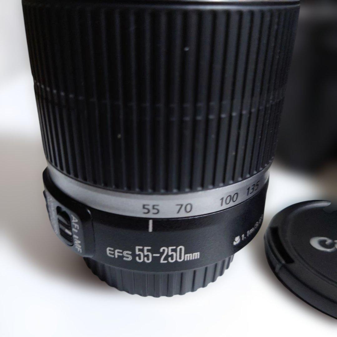canon eos kiss x2　55-250mm 18-55mm