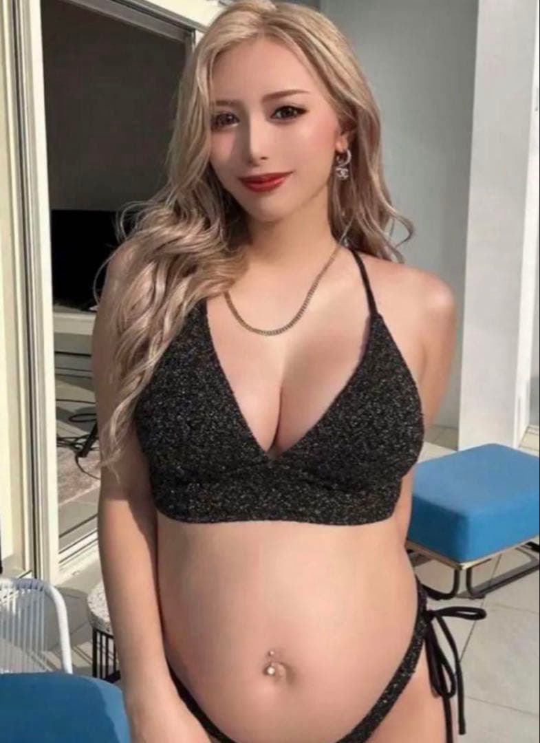 ALENCYアレンシーラメニットビキニBLACKノベルティ付き