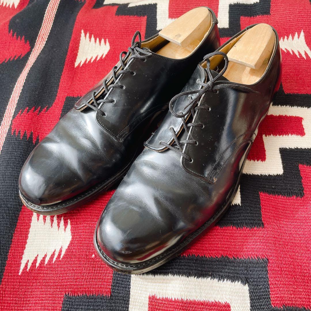 70s US NAVY サービスシューズ 1974年会計 ヴィンテージ