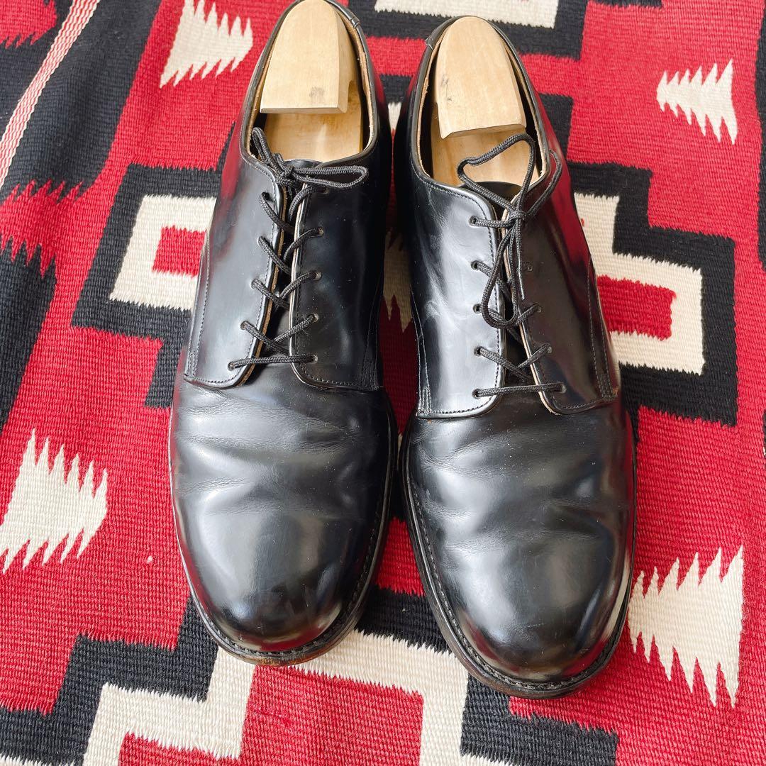 70s US NAVY サービスシューズ 1974年会計 ヴィンテージ