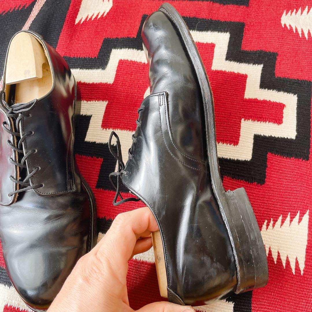 70s US NAVY サービスシューズ 1974年会計 ヴィンテージ