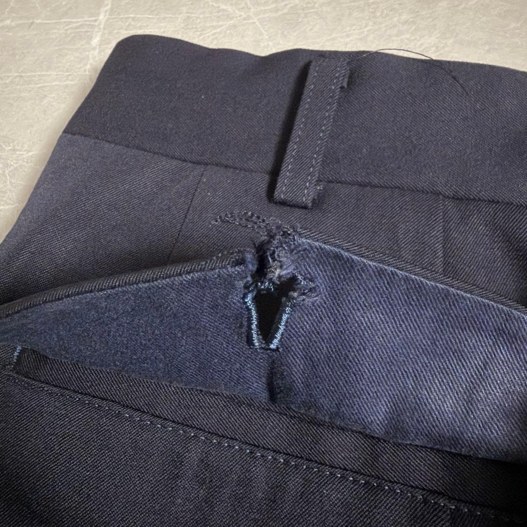 田中オム　80s コムデギャルソン　スラックス　ダークネイビー　ツータック