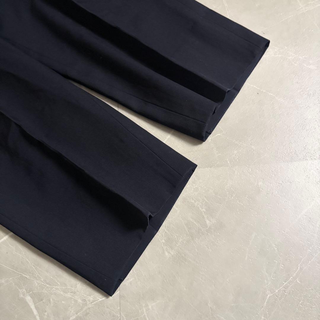 田中オム　80s コムデギャルソン　スラックス　ダークネイビー　ツータック