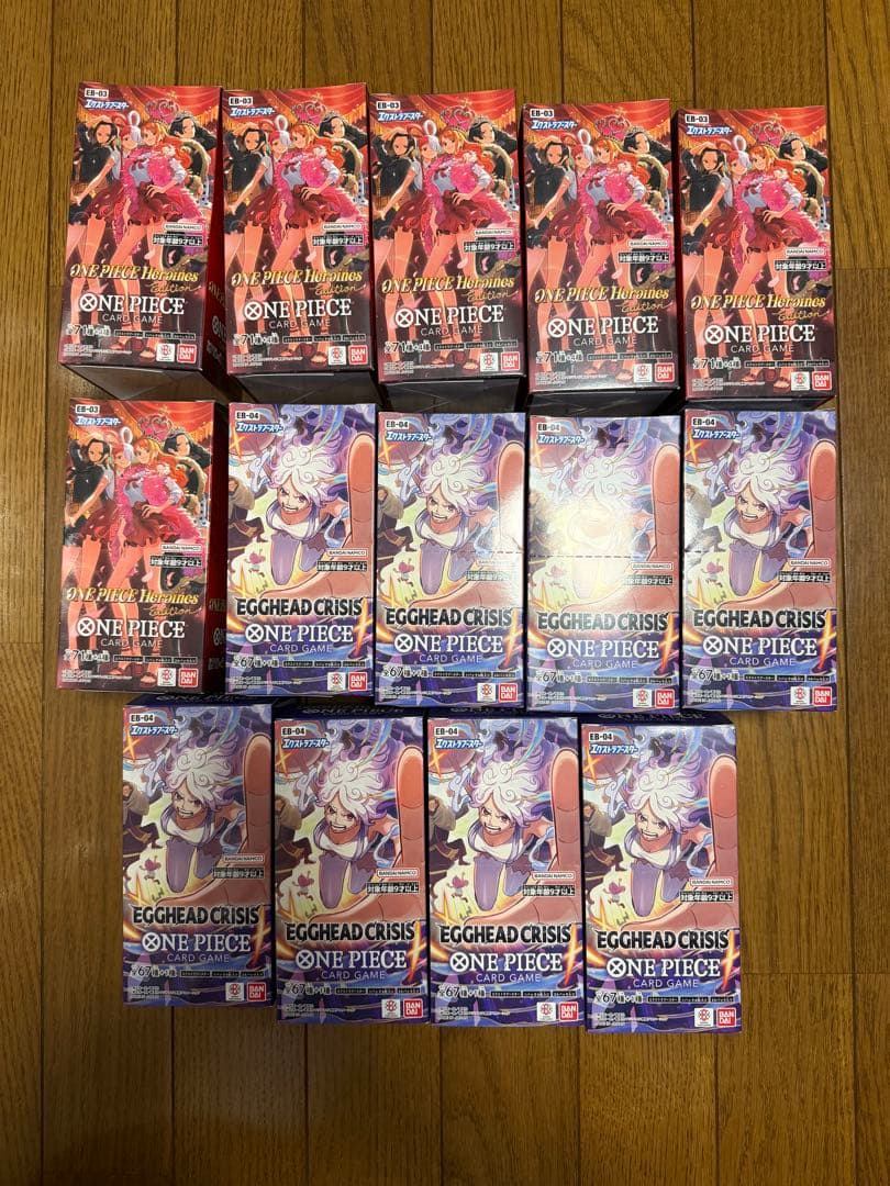 ヒロインズエディション EGGHEAD CRISIS未開封テープ付き 14BOX