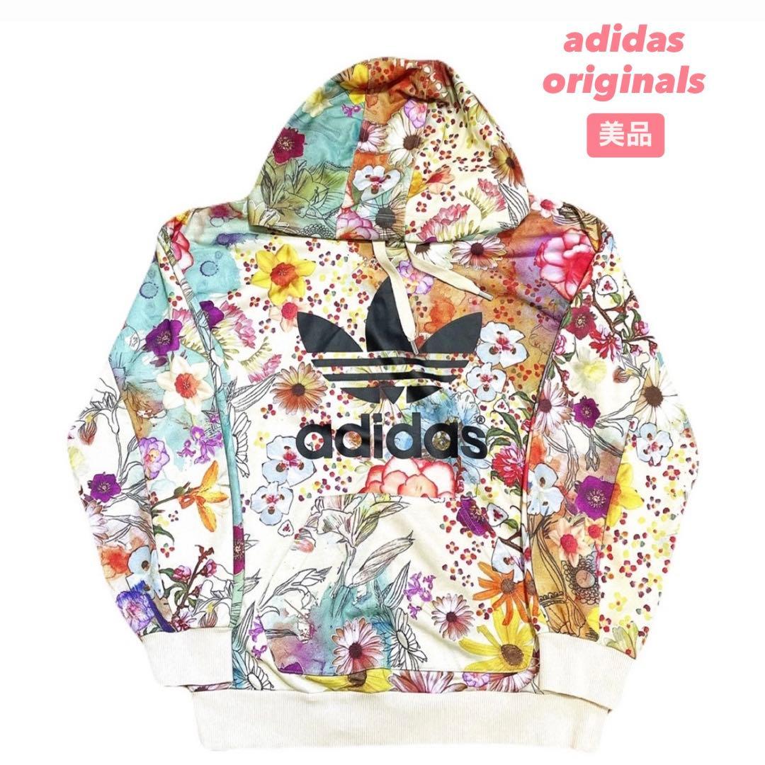 【希少】adidas originals × FARM 花柄 パーカー