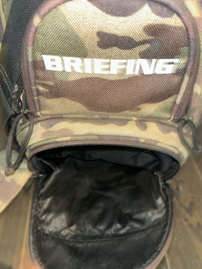 新価格！　BRIEFING ブリーフィング　迷彩カモフラ　ゴルフバック　CR-5
